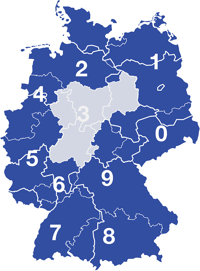 Bild: Deutschlandkarte